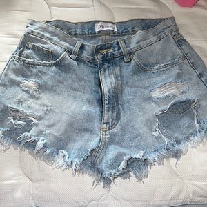 Zara jean shorts